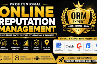 online reputation management gmb SEO clutch g2 goodfirms optimization