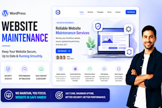 do wordpress website maintenance and support for wordpress website