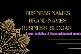 create catchy business names  memorable slogans expert help