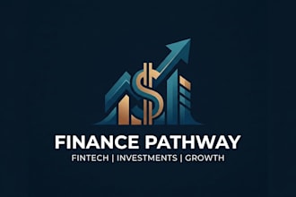 design a professional money logo for finance, fintech and business branding