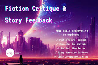 professionally analyse and develop your fantasy or space opera story
