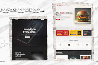 design attractive website for you
