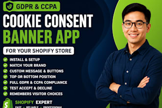 develop a custom gdpr cookie consent banner app for your shopify store