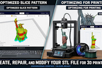 repair, modify, or create stl files for 3d printing
