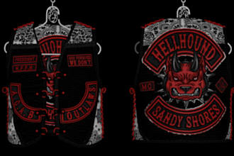 make custom fivem kuttes, mc kuttes, mc bike patch kuttes