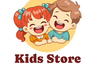 create a professional kid and children logo design