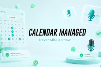 schedule and manage your podcast interview calendar