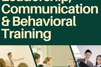 deliver leadership, communication and behavioral training for professionals