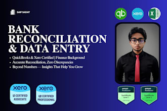 reconcile your bank statements in quickbooks or xero