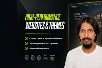 build custom website with interactive 3d scroll animation