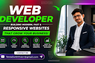 create a professional, responsive, and SEO friendly website