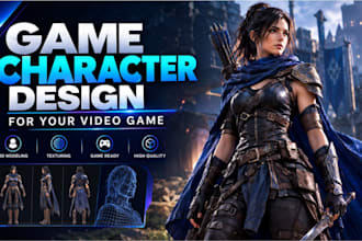 create game character design for your video game