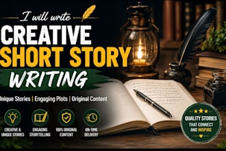 write creative bengali and english short stories