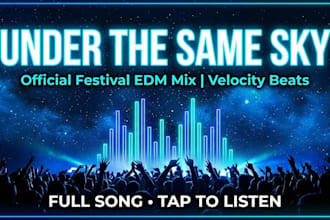 create high quality edm and melodic progressive house music for you