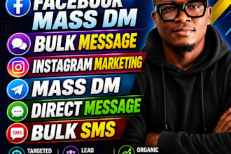 facebook mass dm bulk message instagram marketing mass dm direct message bulk sm