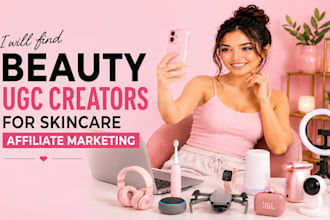 find beauty ugc creators for skincare affiliate marketing