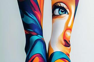 design custom and unique socks design
