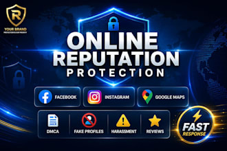 remove negative content from facebook instagram and google maps by dmca