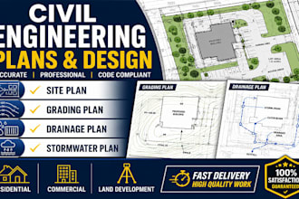 create florida site plan grading drainage plan stormwater plan land development
