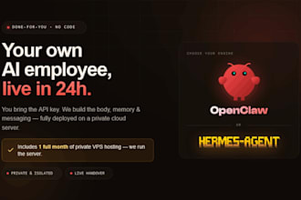 deploy your ai employee on a private vps, hosting included