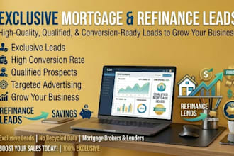 generate exclusive mortgage and refinance leads