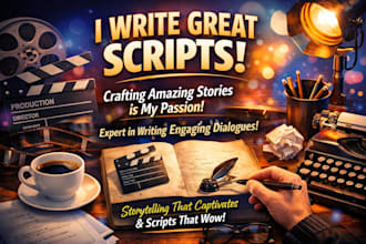 professional and engaging scriptwriting that captivates your