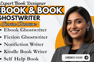 be your ebook ghostwriter for kindle amazon kdp self help book
