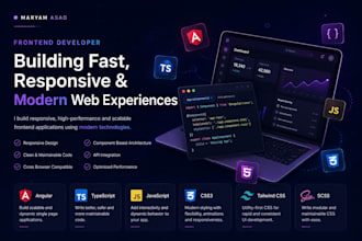 develop responsive angular and frontend web applications