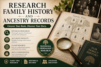 research family history and ancestry records