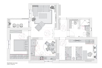 design functional interiors with layouts and mood boards