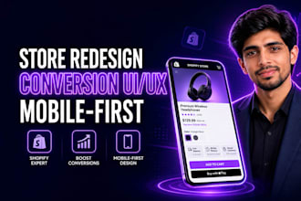 redesign your shopify store for high conversion and UI UX