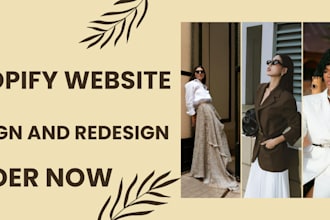 shopify store design shopify store redesign shopify website design shopify store