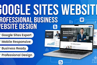 design a professional google sites website for business