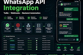 integrate whatsapp business API or twilio into your app