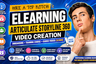 produce video courses narrative training  interactive course articulate rise360
