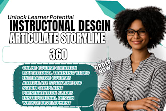 design elearning narrative training interactive courses articulate rise 360