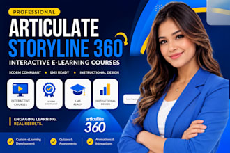 design elearning narrative training interactive courses articulate rise 360