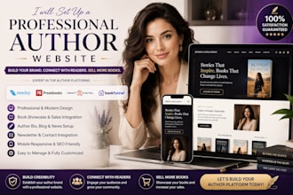 set up a author website on reedsy pressbooks draft2digital and bookfunnel