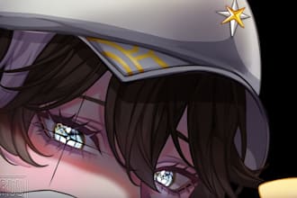 draw anime headshot banner