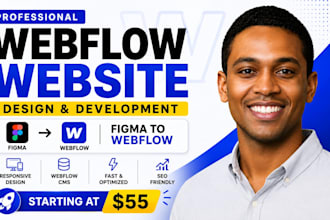 design, redesign, develop webflow website, figma to webflow, framer to webflow