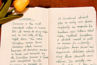 write anything with my beautiful handwriting