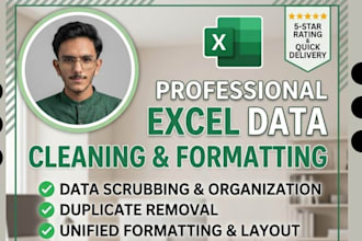 do excel data cleaning and formatting