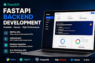 develop fastapi python backend for web and ai applications