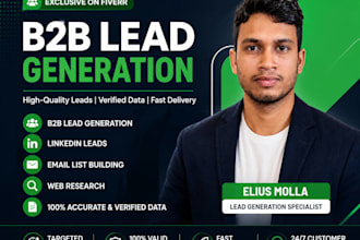 do b2b lead generation linkedin leads and email list building
