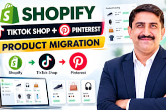 migrate shopify products to tiktok shop and pinterest catalog