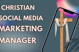be christian social media manager, youtube virtual assistant, content creator