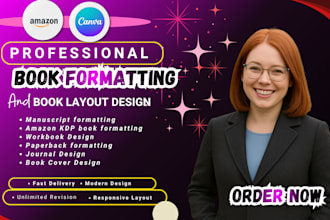 do textbook formatting, interior design, typesetting for amazon KDP, ingramspark