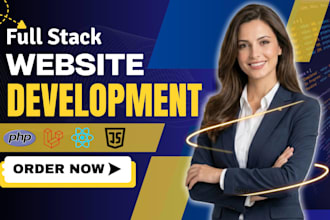 do custom website development using php, laravel and react, website bug fixing