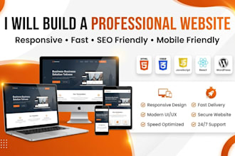 create a responsive website using HTML CSS javascript react