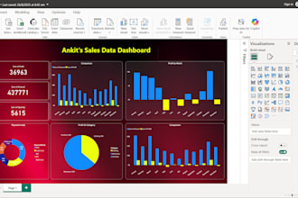 create a professional power bi dashboard and report